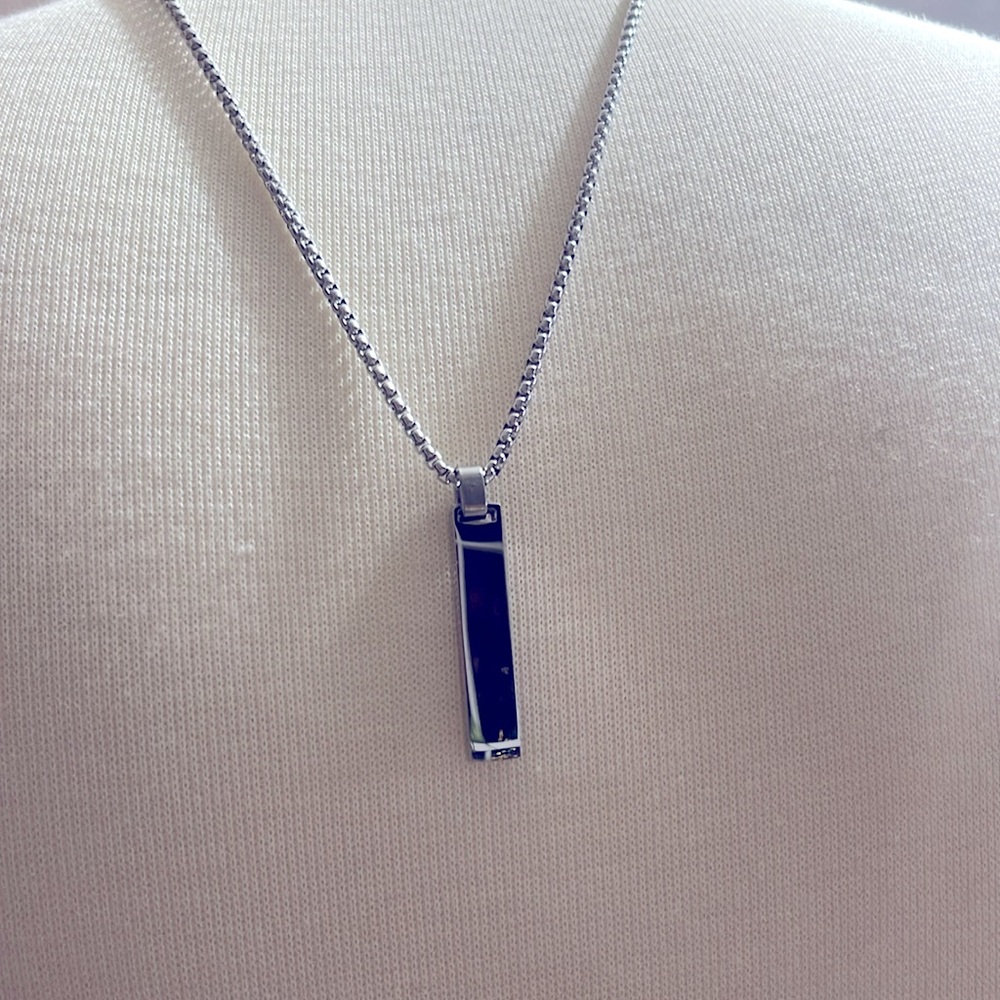 Stanley steel men’s necklace
